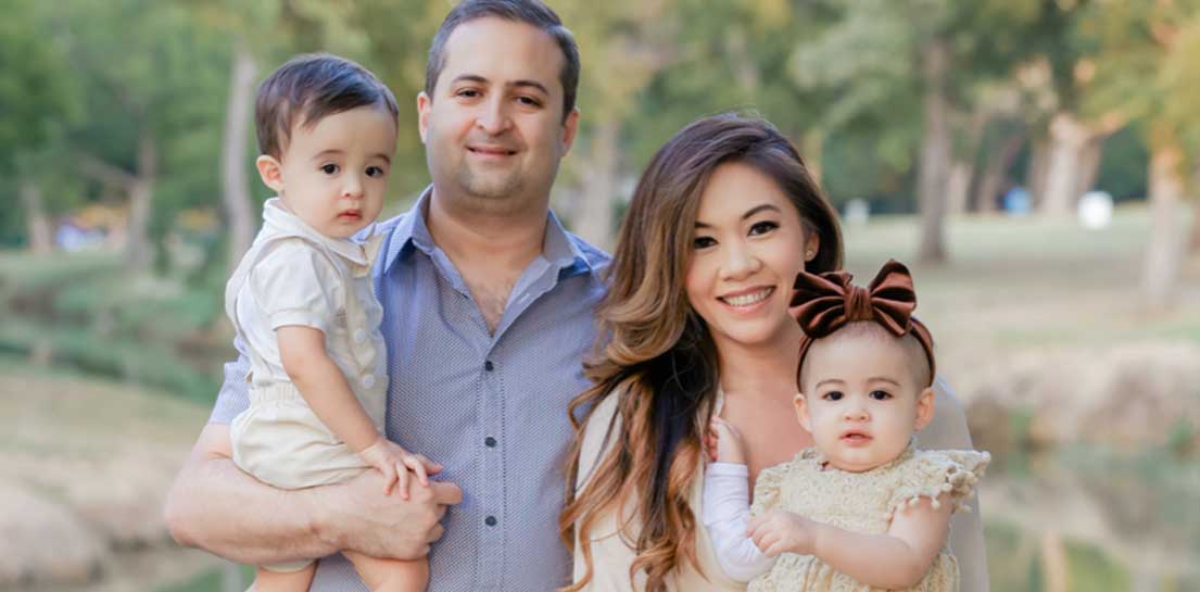 Mary Huynh and family