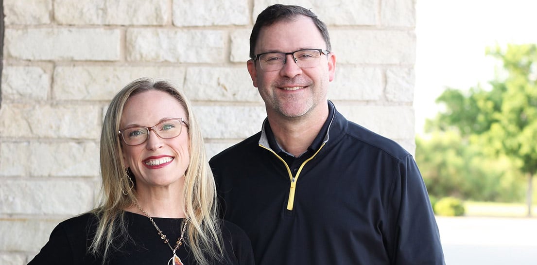 Little Elm's primary care team: Carrie and Dr. Baker