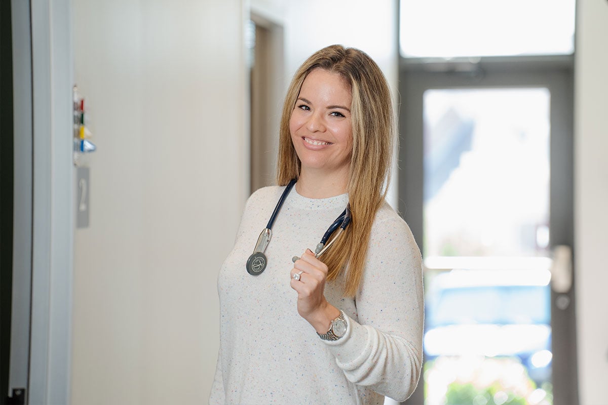 A pediatric physician at a primary care office in Fort Worth, Texas