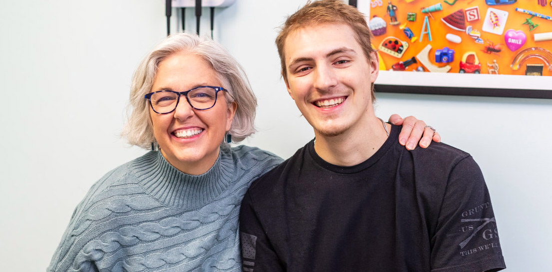 Dr. Albritton with AYA patient