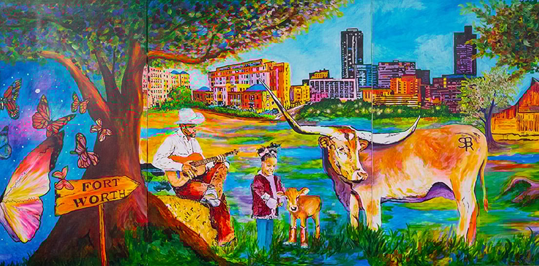 Mural by John Bramblitt