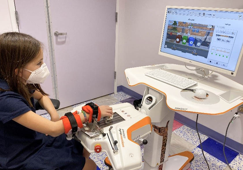 Robot assisting wtih rehabilitation