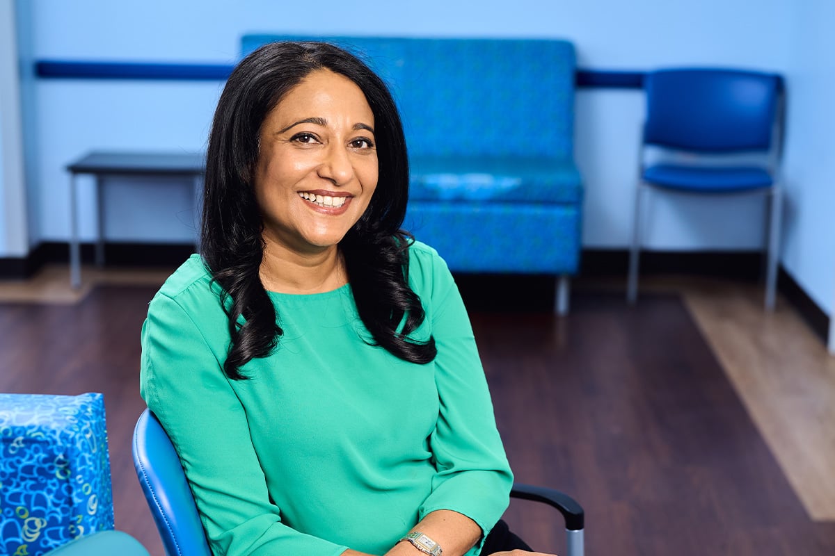 Dr. Lizy Varughese of the Lewisville primary care office