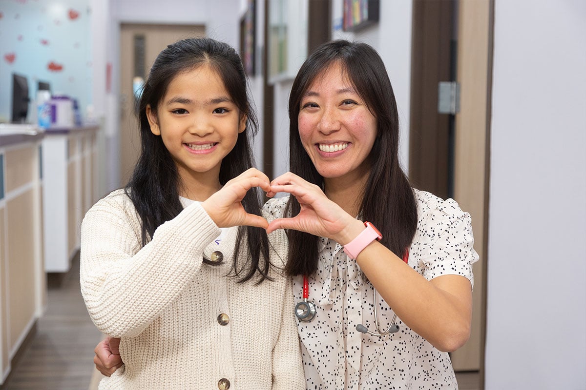 Dr. Hsu with Girl